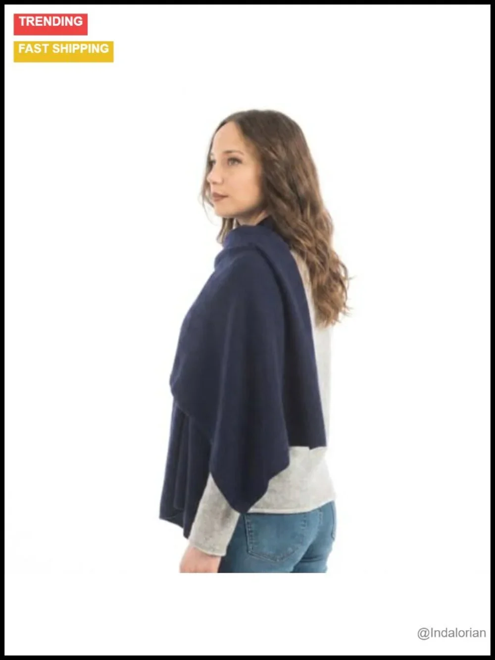 Wool Cashmere Blend Stole Shawl Wrap for Women Evening Gala Wedding